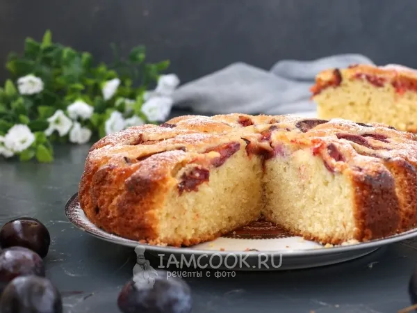 Фото блюда: Бретонский пирог со сливами