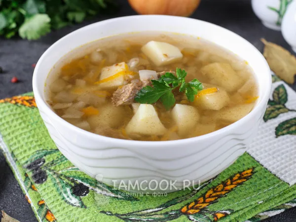 Фото готового блюда: Диетический суп из говядины
