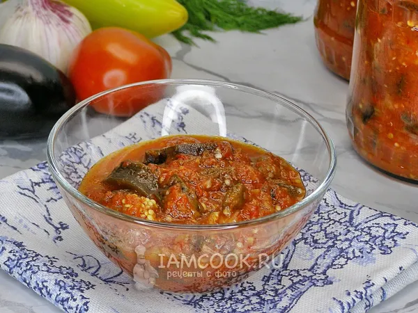 Фото блюда: Салат «Язык тестя» на зиму