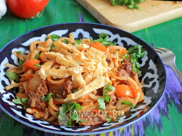 Фото блюда: Ковурма лагман