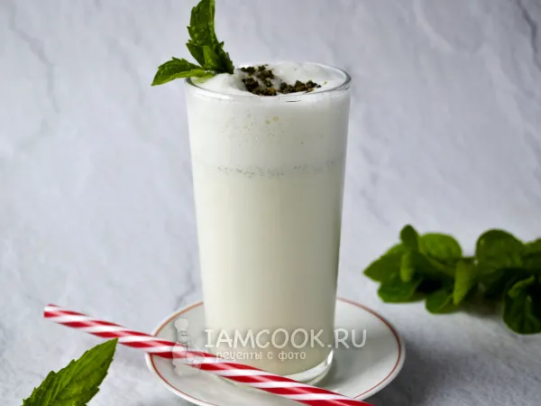 Фото блюда: Мятный молочный коктейль