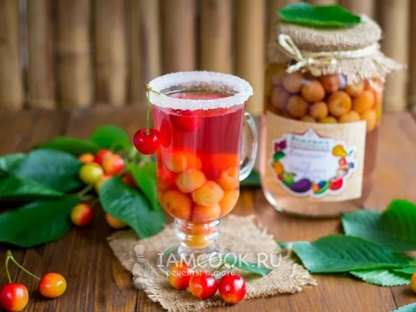 Фото готового блюда: Компот из черешни