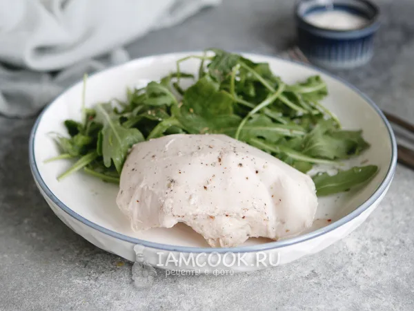 Фото готового блюда: Курица сувид (су-вид)