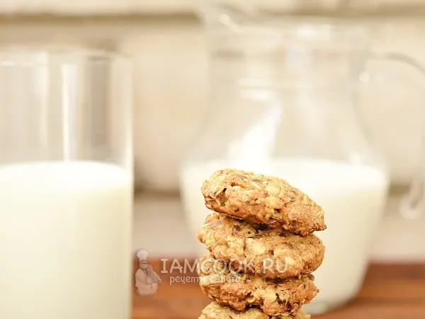 Фото готового блюда: Диетическое овсяное печенье