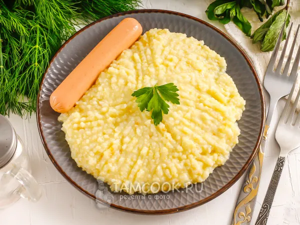 Фото блюда: Вязкая пшенная каша на воде