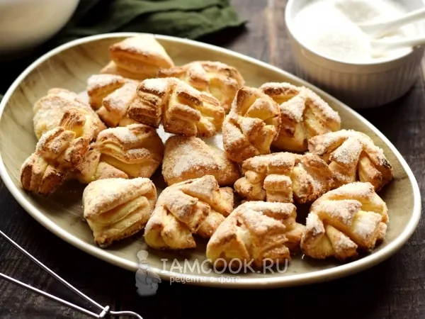 Фото готового блюда: Творожное печенье с маргарином