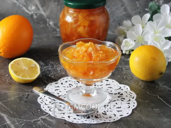 Фото блюда: Варенье из апельсинов и лимонов