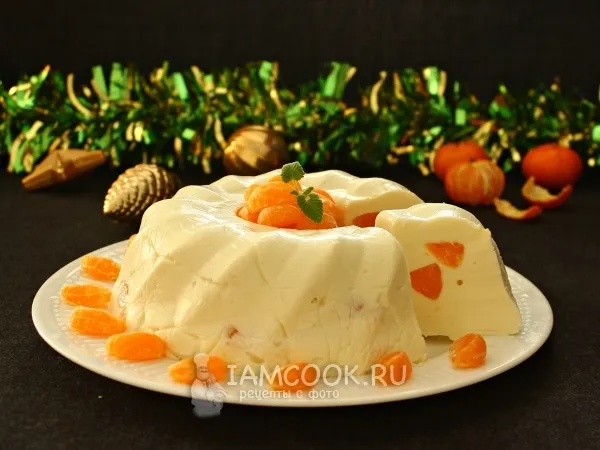 Фото блюда: Кекс «Мандариновые облака» (без выпечки)