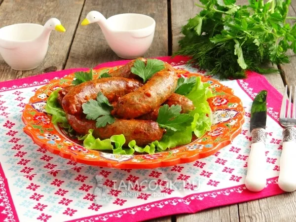 Фото блюда: Купаты в мультиварке