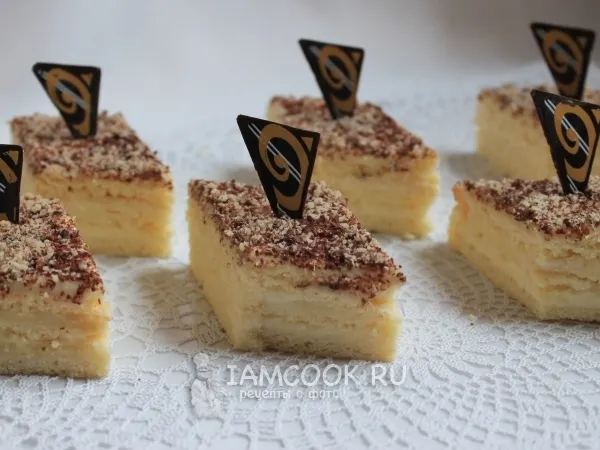 Фото блюда: Пирожные с творожным муссом