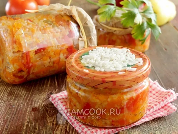 Фото блюда: Лечо с рисом