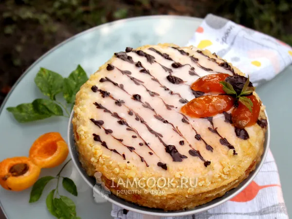 Фото блюда: Торт с абрикосовым вареньем