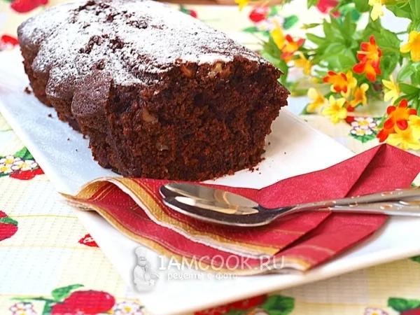 Фото блюда: Постный шоколадный манник