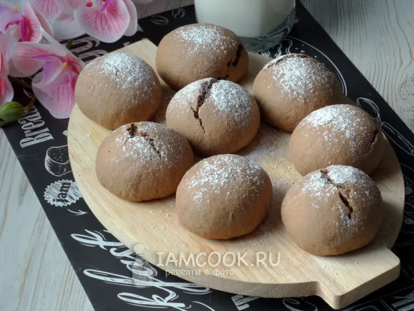 Фото готового блюда: Пряники с шоколадной начинкой