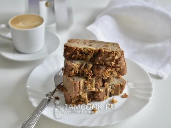 Фото готового блюда: Банановый хлеб без сахара