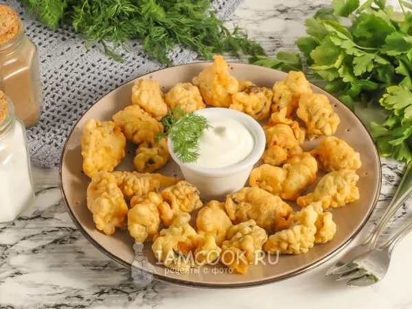 Фото блюда: Мидии в кляре