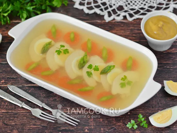 Фото блюда: Заливное из куриной грудки