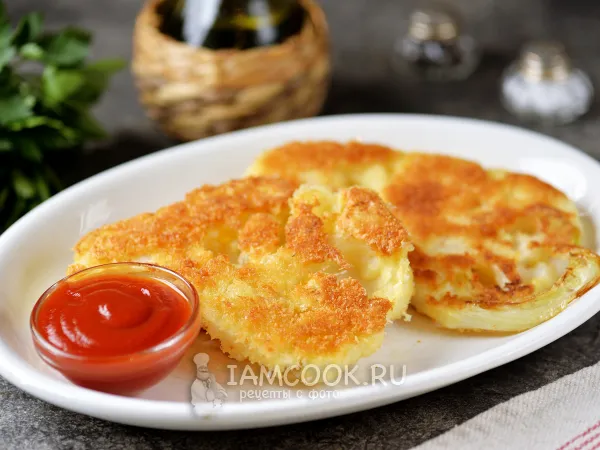 Фото блюда: Шницель из цветной капусты