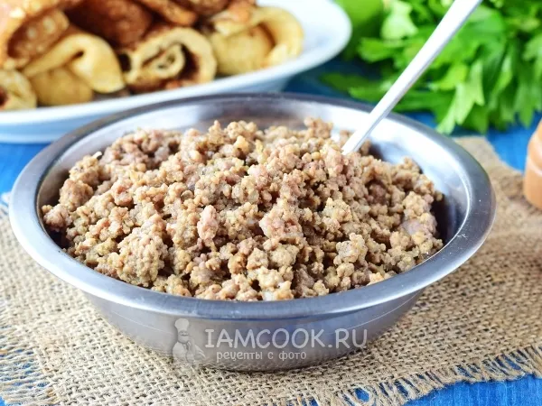 Фото блюда: Начинка мясная для пирожков и пирогов