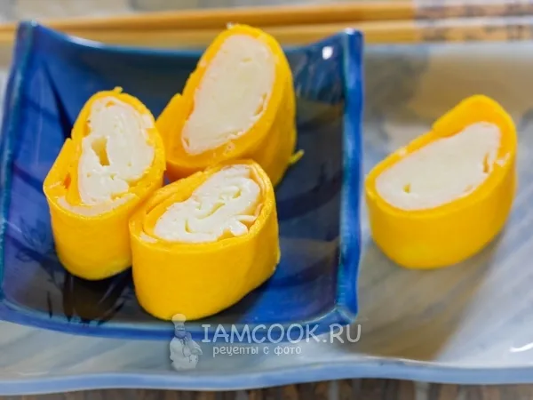 Фото готового блюда: Японский яичный рулет