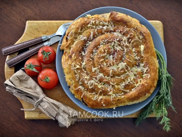 Фото блюда: Турецкий бёрек из слоеного теста