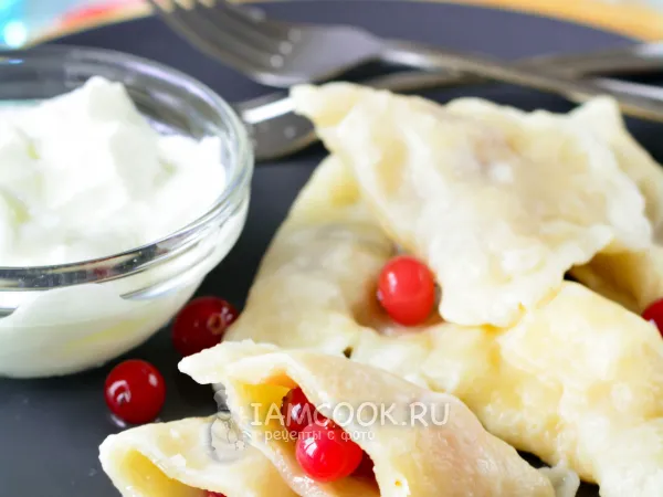 Фото блюда: Вареники с клюквой