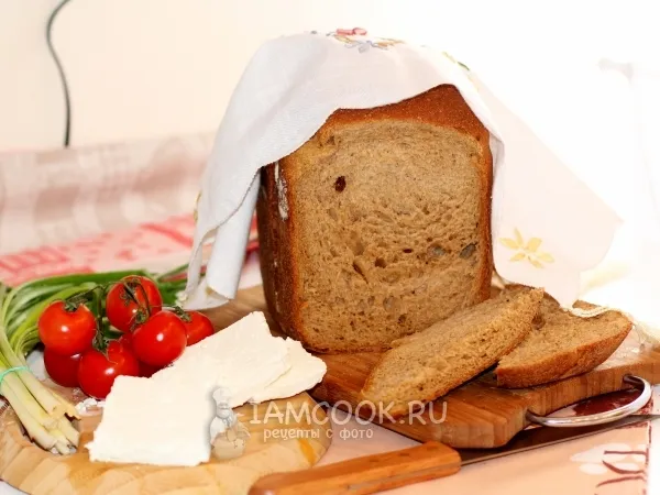 Фото готового блюда: Хлеб из трех видов муки на кефире