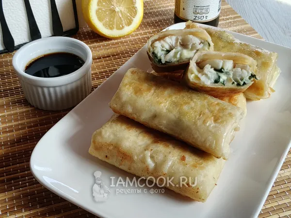 Фото готового блюда: Рыба в тесте фило