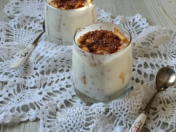 Фото блюда: Японский чизкейк из греческого йогурта