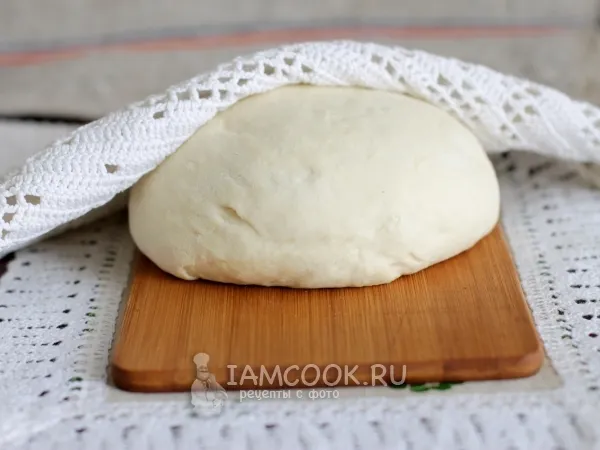 Фото блюда: Быстрое дрожжевое тесто для пирожков