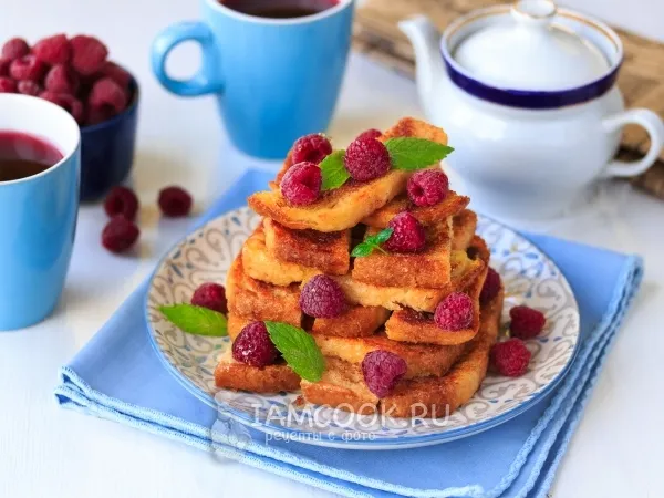 Фото блюда: Французские тосты в духовке