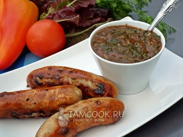 Фото блюда: Соус «Сацебели» из томатной пасты