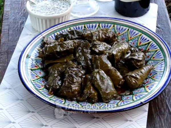 Фото блюда: Долма на костре в казане
