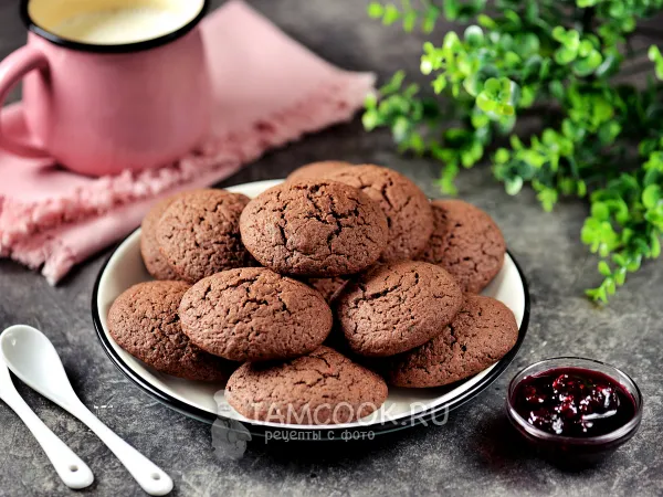 Фото готового блюда: Шоколадные пряники с трещинками