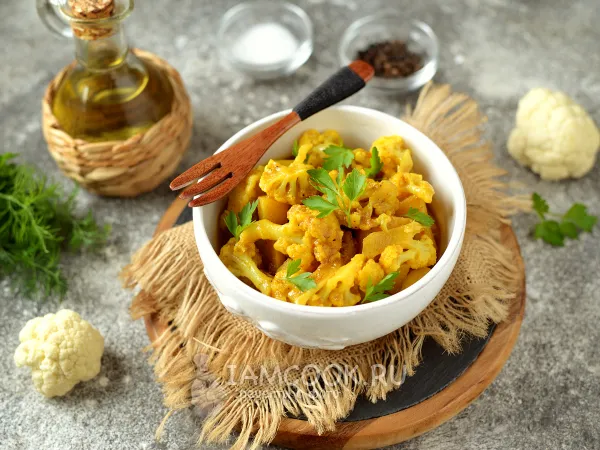 Фото готового блюда: Алу гоби