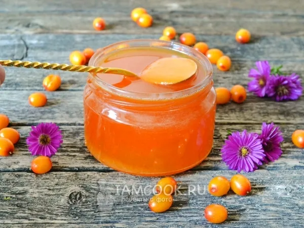 Фото блюда: Желе из облепихи на зиму без варки