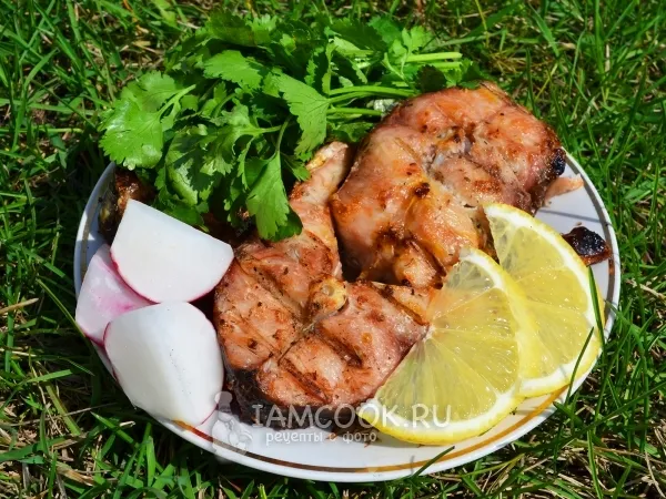 Фото блюда: Шашлык из сазана