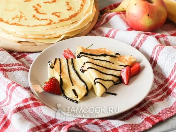 Фото блюда: Блины на детской смеси