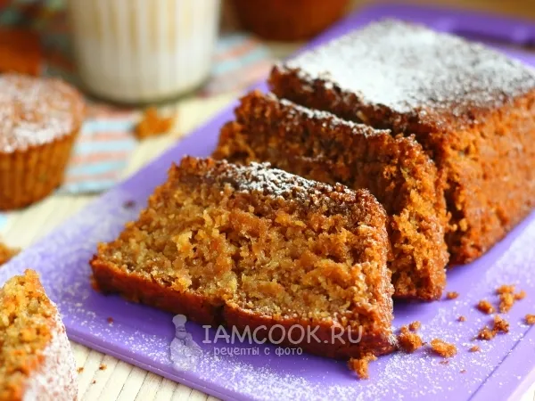 Фото готового блюда: Коврижка с яблоками