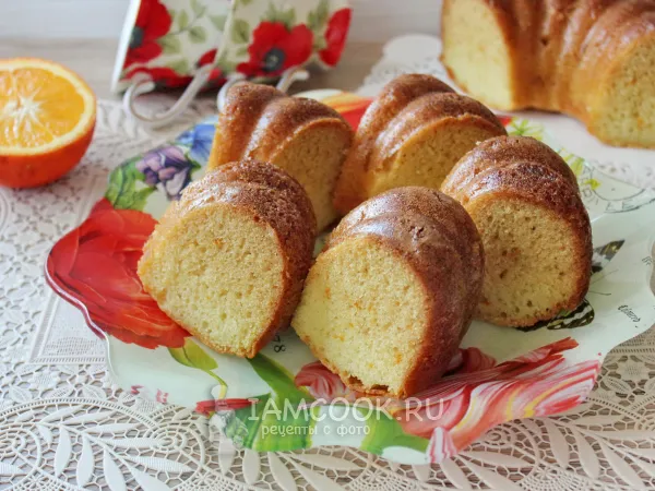 Фото блюда: Чиамбелла (итальянский апельсиновый кекс)