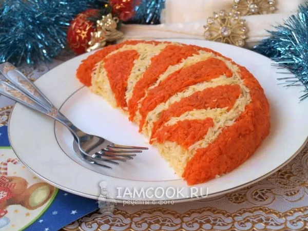 Фото блюда: Салат «Апельсиновая долька»