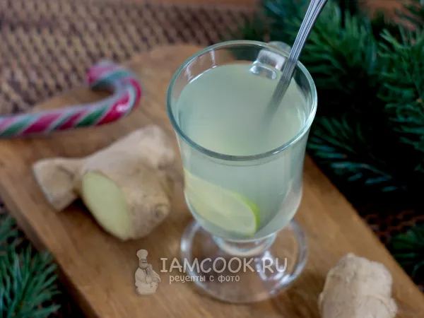 Фото блюда: Чай с имбирем и лаймом