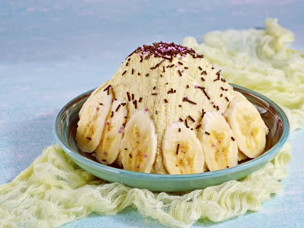 Фото блюда: Творожная пасха с бананом