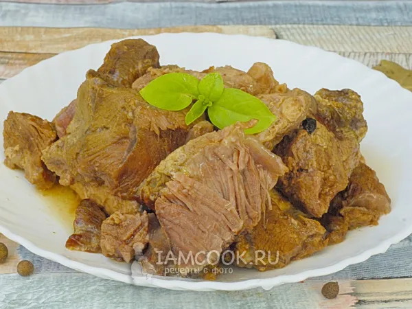 Фото готового блюда: Томленая говядина