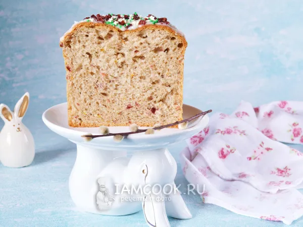 Фото готового блюда: Постный кулич