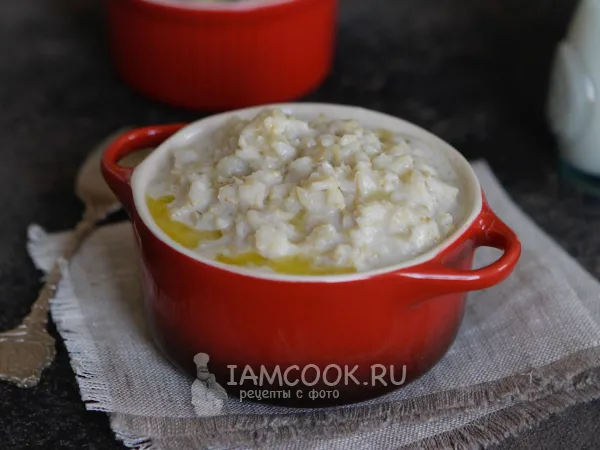 Фото блюда: Овсяная каша на миндальном молоке