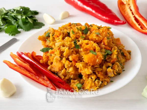 Фото блюда: Чечевица с тыквой