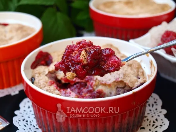 Фото блюда: Малина под кокосовым покрывалом