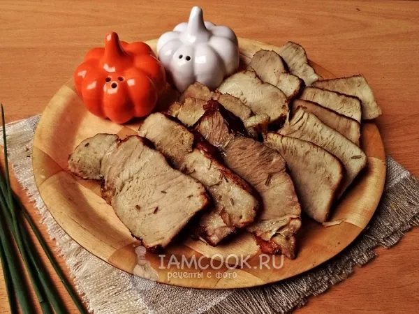 Фото блюда: Свинина в луковой шелухе