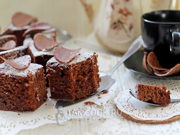 Фото блюда: Брауни с тыквой